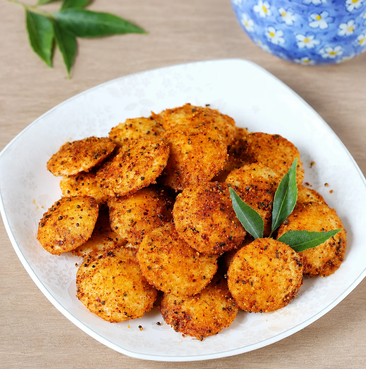 Idly podi with idlis